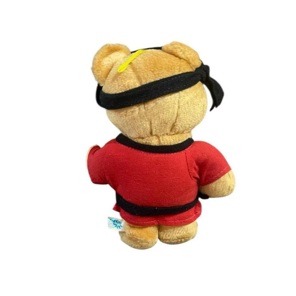 Vintage 1990 Nanco Toys Taekwondo Plush Teddy Bear Martial Arts Karate Belts 90s